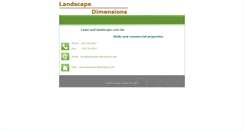 Desktop Screenshot of landscape-dimensions.com