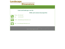 Tablet Screenshot of landscape-dimensions.com